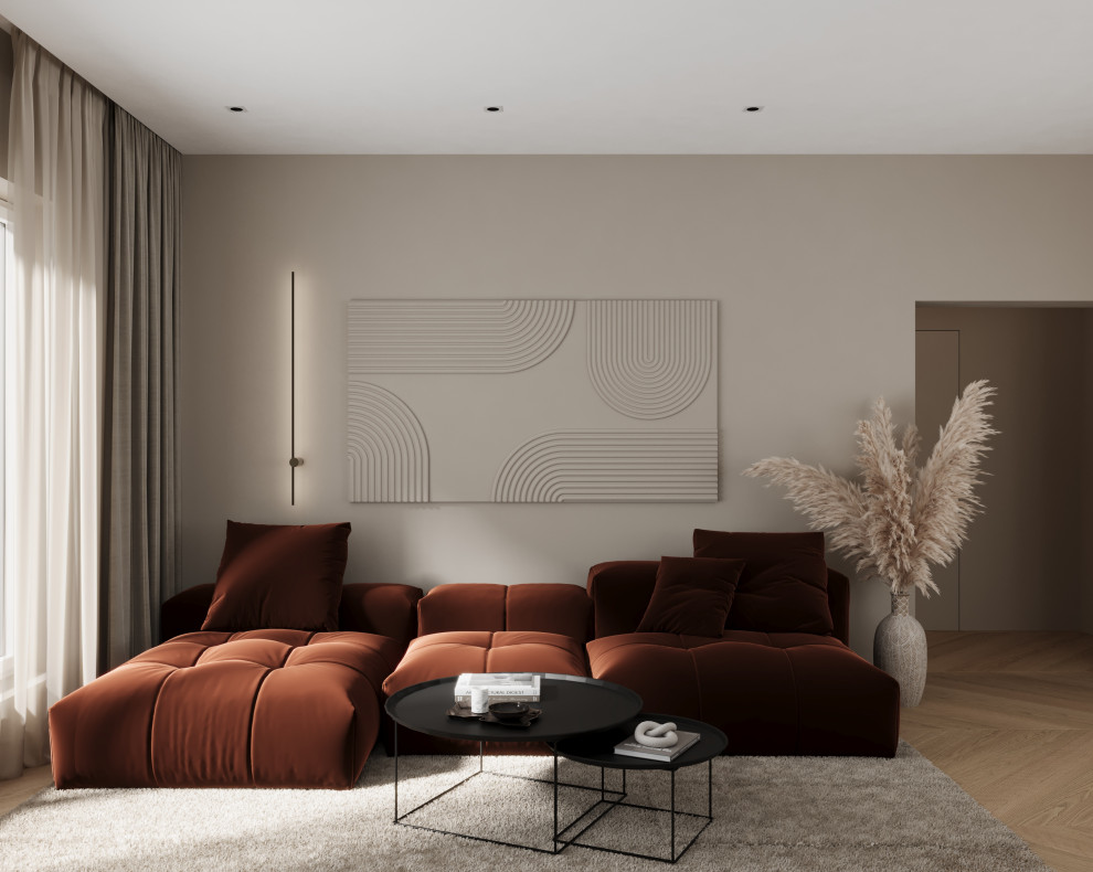 Обволакивающий интерьер дома