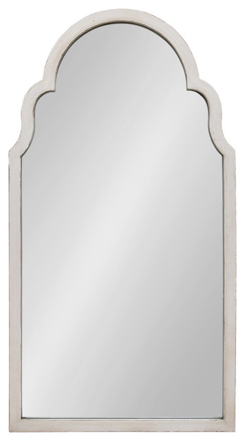 Damara Moroccan Style Arch Mirror White 26x48 Farmhouse Wall Damara Moroccan Style Arch Mirror