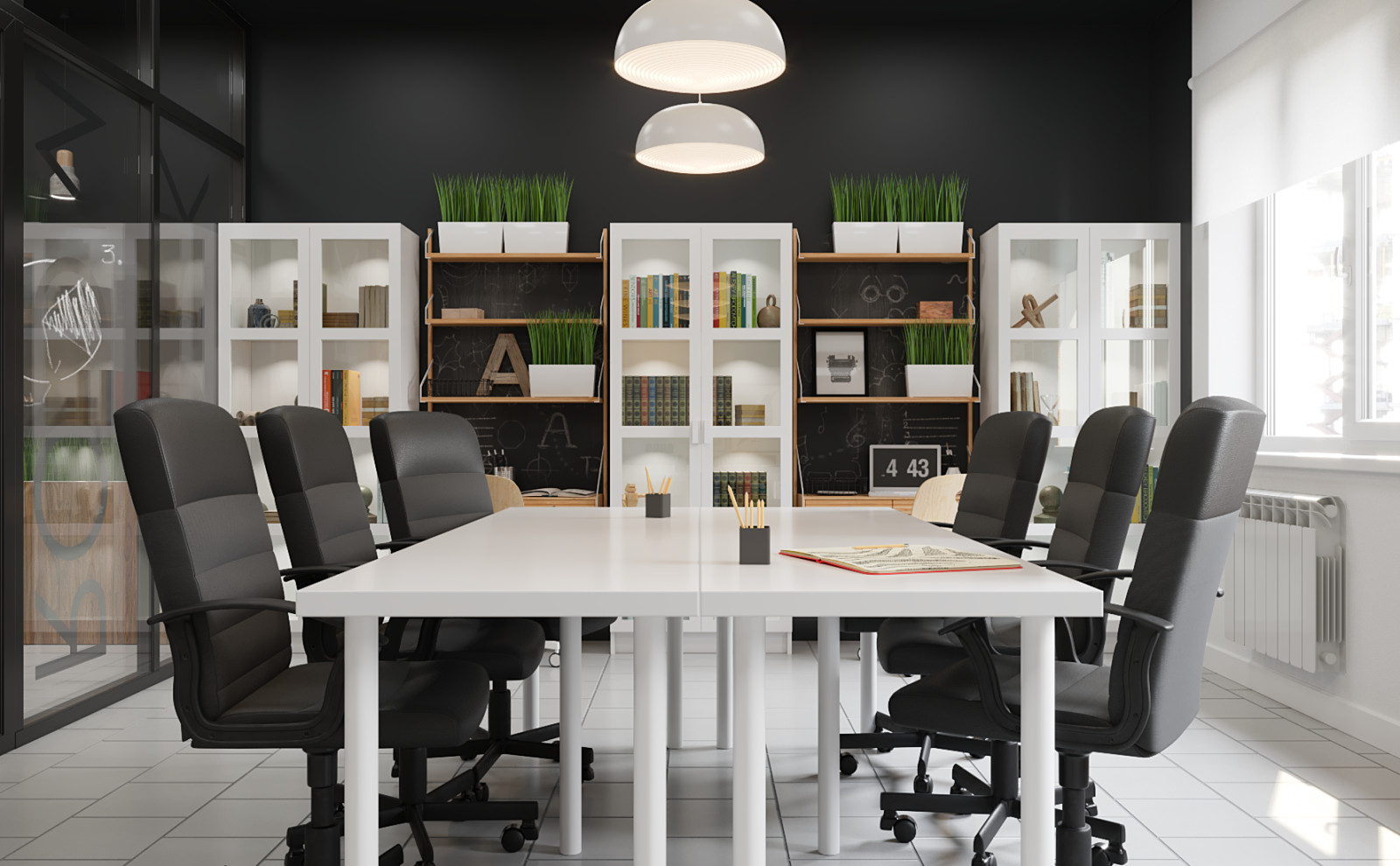 Интерьер комнаты приемки клиентов