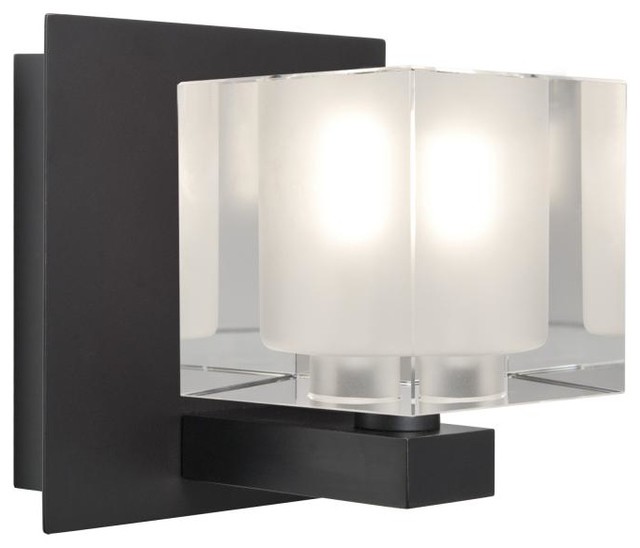 Besa Lighting 1wf Bolofr Led Br Bolo Bathroom Light Bronze Besa Lighting 1wf Bolofr Led Br Bolo