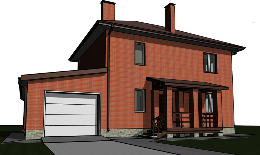 Проект дома из газобетона