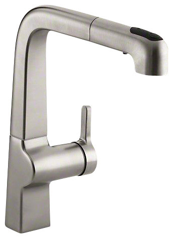 Evoke® Single-hole Kitchen Sink Faucet With 9" Pullout Spout