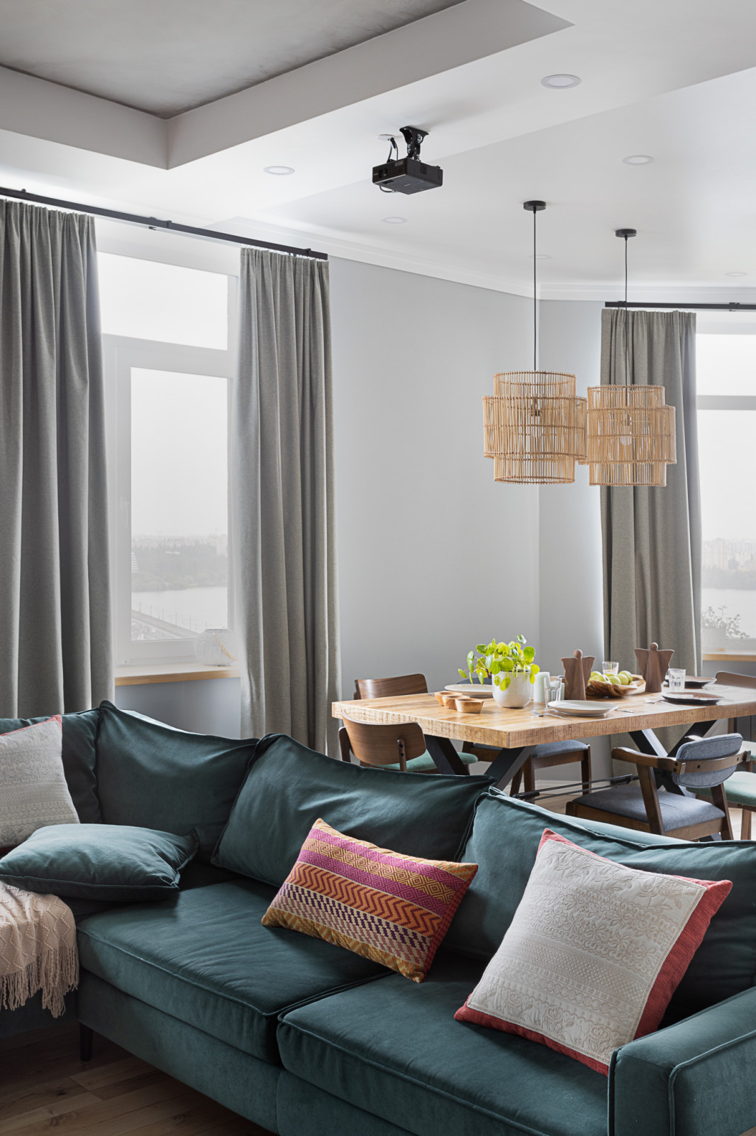 Съемка реализованного интерьера квартиры в ЖК Парк Горького