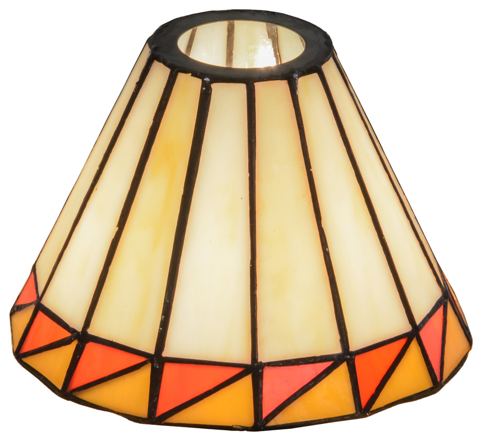 6W Prairie Mission Shade Craftsman Lamp Shades by Meyda Lighting