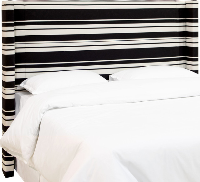 Wingback Headboard In Cazador Onyx Contemporary Headboards By Wingback Headboard In Cazador Onyx Contemporary Headboards By Skyline Furniture Mfg Inc