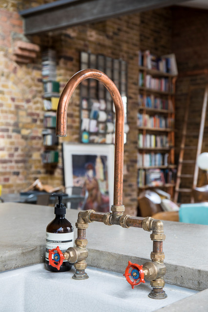 Shoreditch Penthouse industrial-kitchen