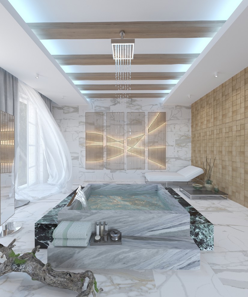 интерьеры ванных комнат