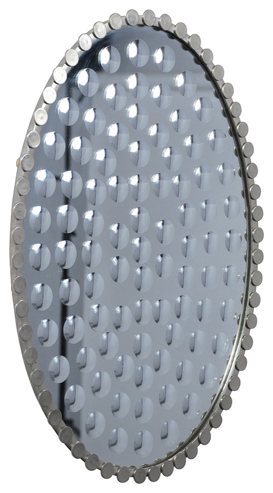 MidCentury Modern Convex Wall Mirror Contemporary Wall Mirrors by Castle Antiques Houzz