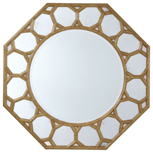 Theodore Alexander Alexa Hampton Esme Octagonal Wall Mirror