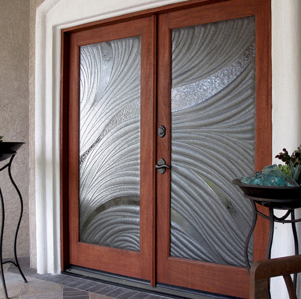 Double Entry Doors - Contemporary - San Diego - by Cast Glass Images Inc.