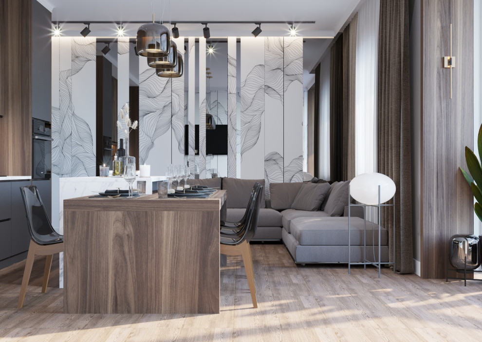 Квартира в ЖК "7 Небо". Гостиная