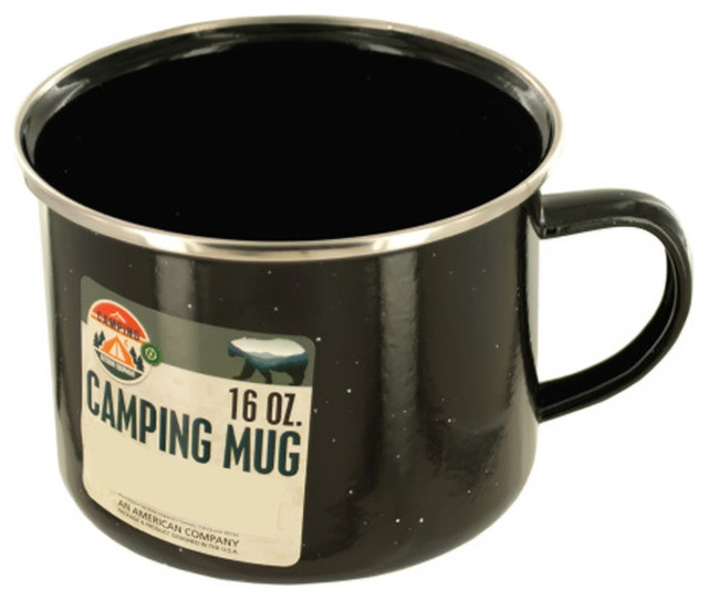 Bulk Buys Enamel Camping Mugs, 12Pack Rustic Mugs by