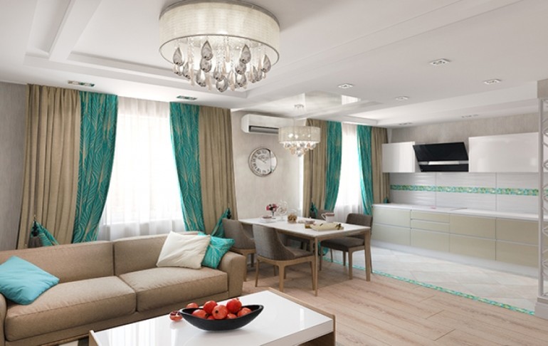 Кухня-гостиная Широтная