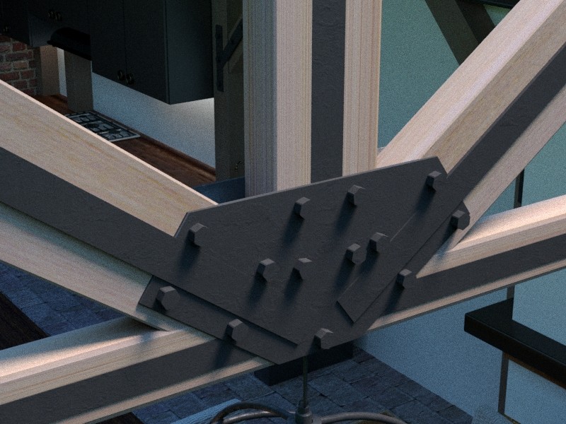 Дизайе интерьера террасы загородного банного комплекса