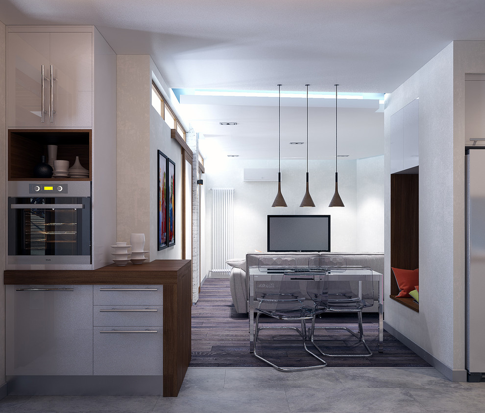 Дизайн-проект квартиры со свободной планировкой, Нижний Новгород