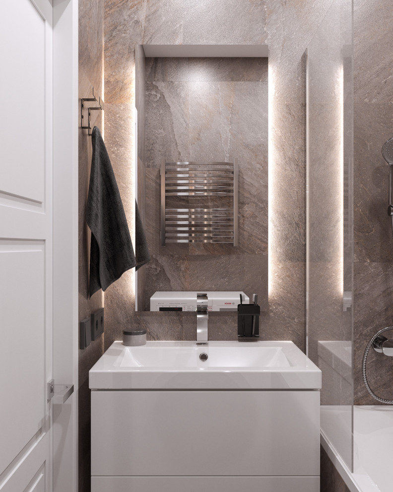 Частичный проект квартиры, 22 кв.м.