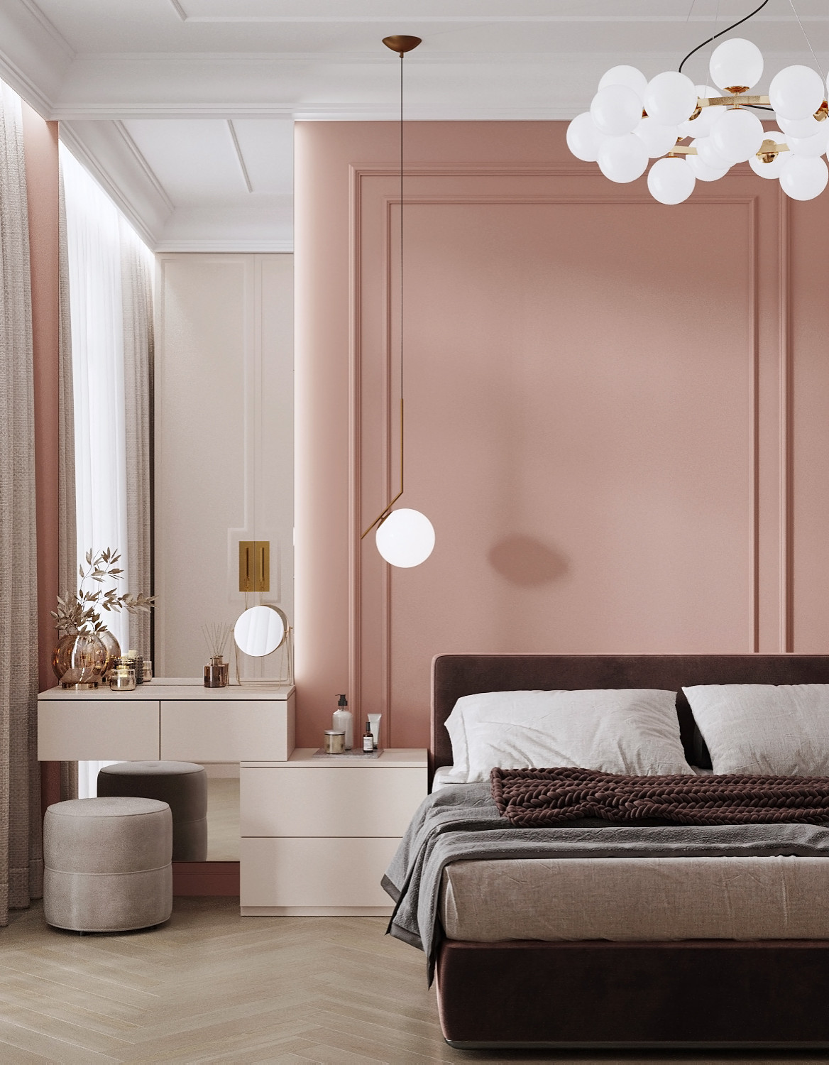 Квартира в ЖК “Leningrad”, который был выполнен для молодой пары.