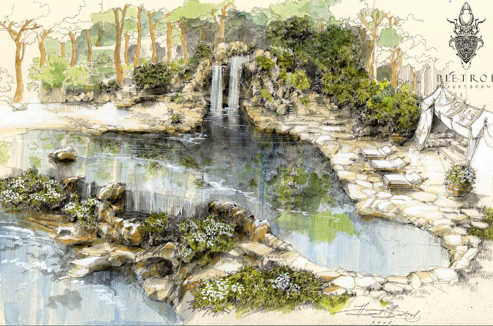 Эскизы - ландшафтный дизайн