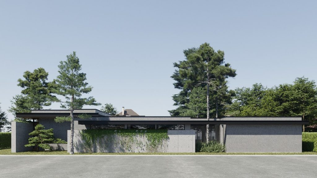 Частный дом в стиле Хай-Тек