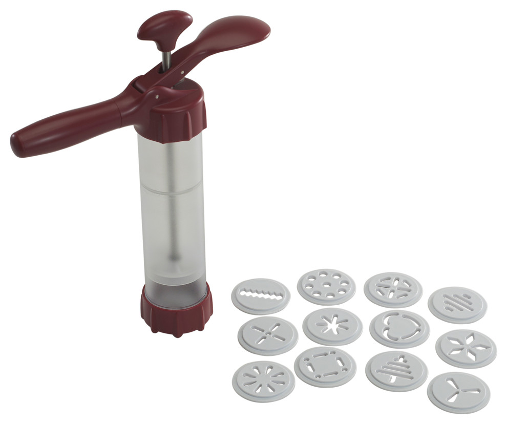 Nordic Ware Spritz Cookie Dough Press Contemporary Cookie Presses