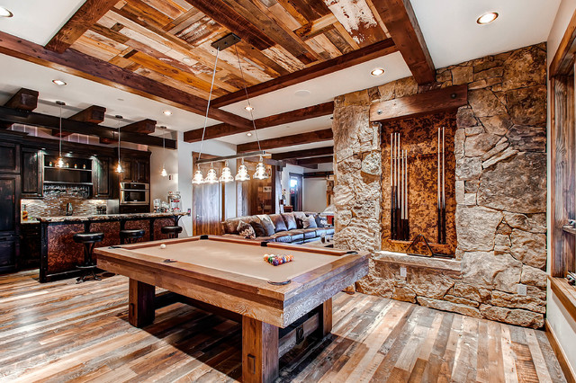 Peak Point rustic-games-room