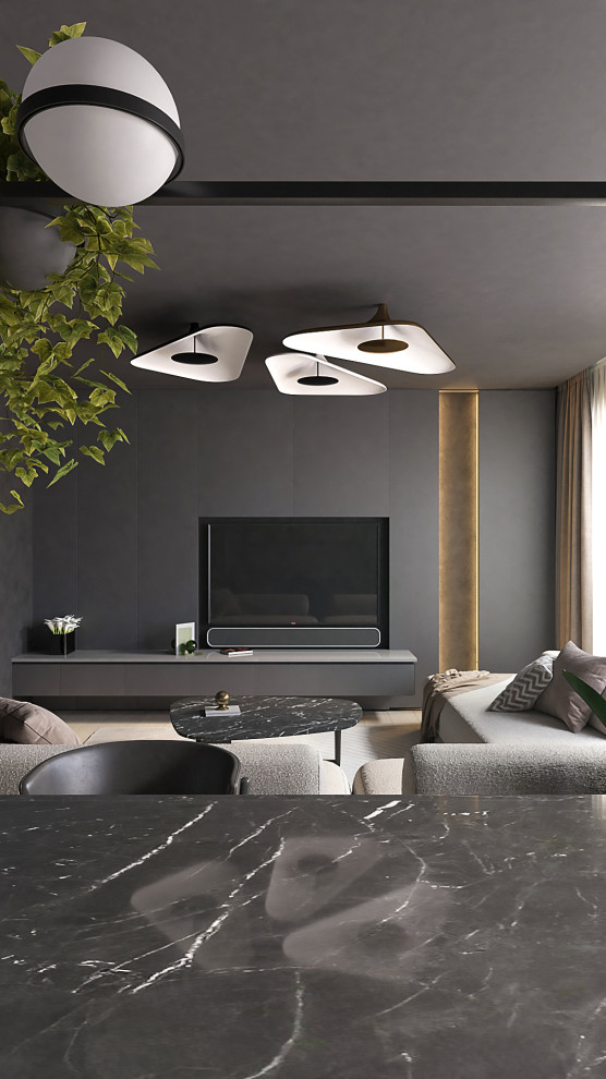 проект кухни-гостинной