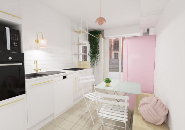 Fifties Kitchen - Lyon 1 midcentury-kitchen