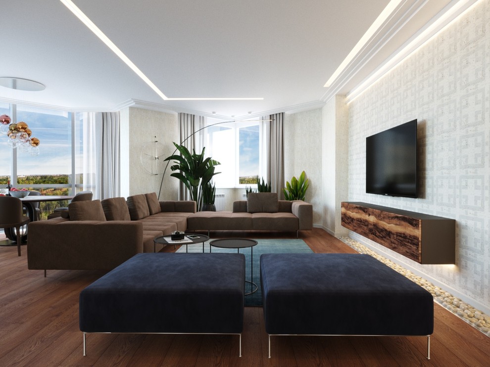 Дизайн квартиры "Симбиоз с природой"