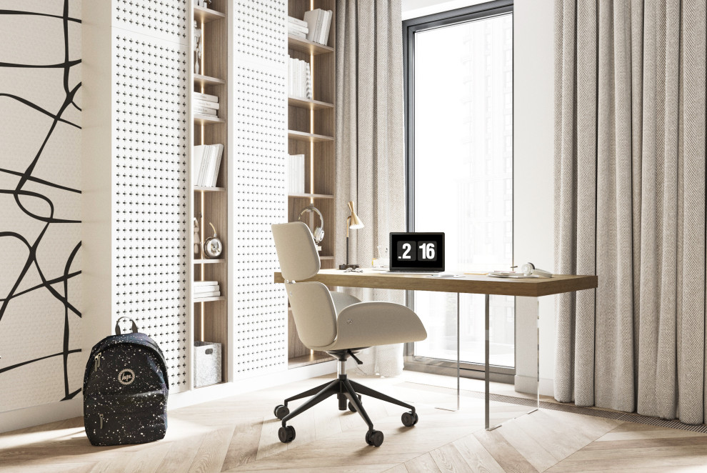 Детская спальня в теплых тонах