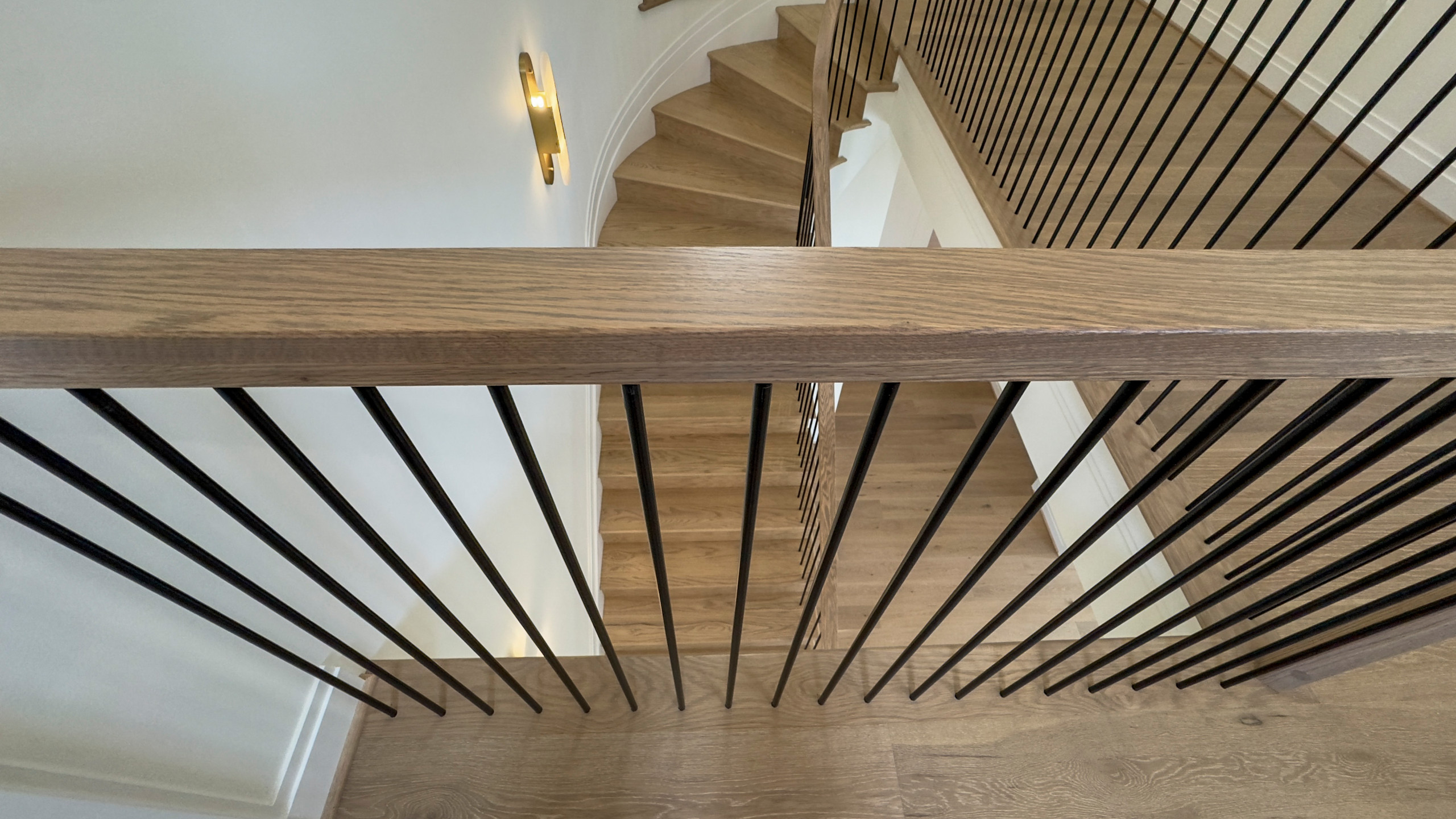 144_Attractive Transitional Staircase in Impressive Modern Home, Vienna VA 22180