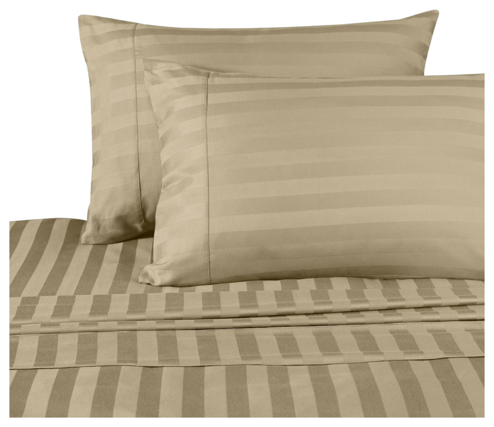 Top Bedding Set 1000 Thread Count Egyptian Cotton AU Sizes Navy Blue Striped