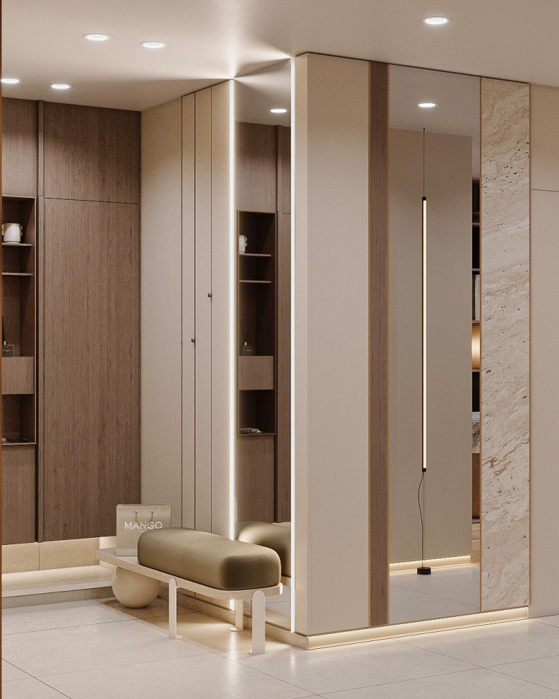 Современный интерьер для молодой семьи, 100 м2