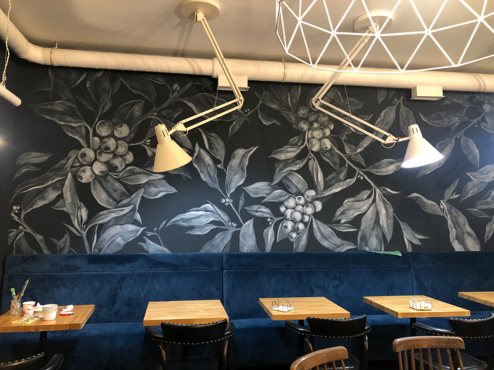Mural for the Yagoda coffee shop chain
