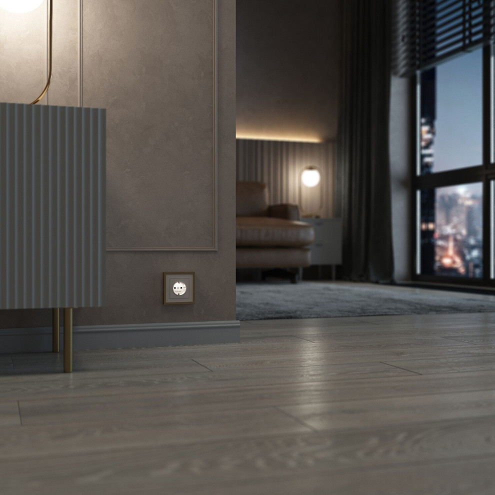 Уникальная розетка с новым цветом подсветки