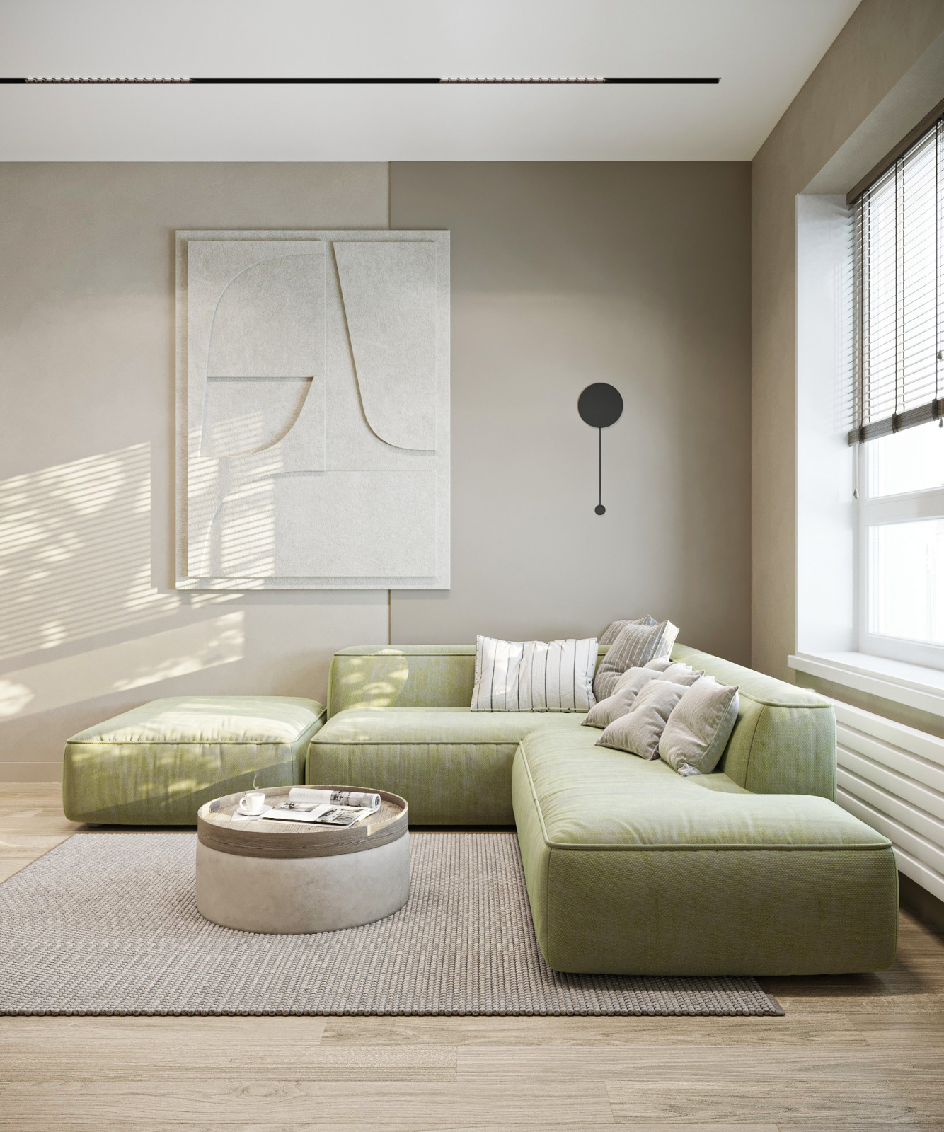 Уютный минимализм ЖК "Грин Парк"