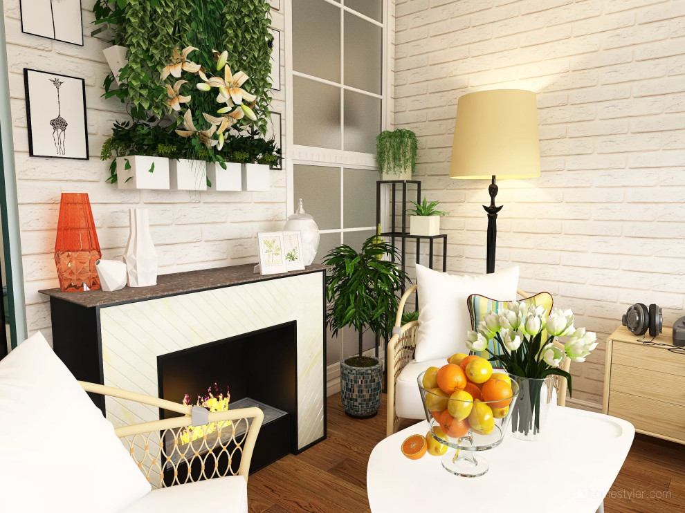 Квартира с яркими акцентами для супругов с двумя детьми