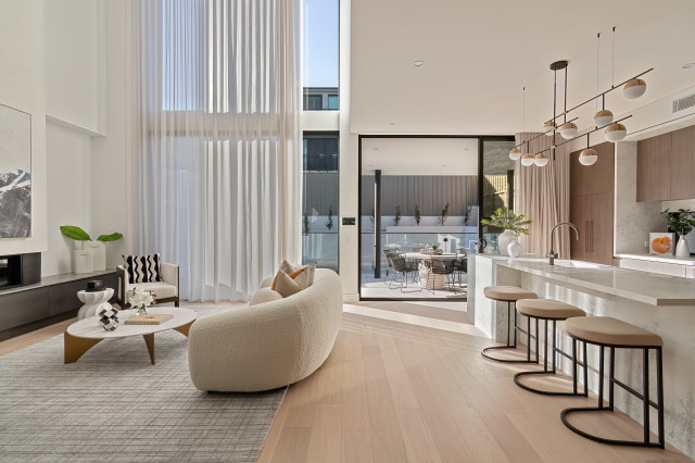 Maroubra House contemporary-living-room
