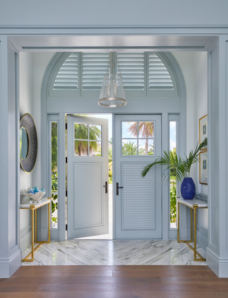 Transitional Palm Paradise - Beach Style - Entry - Miami - by JMA ...