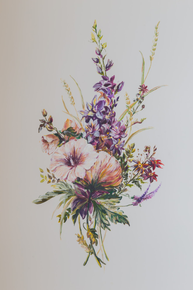 Интерьер гостевого дома в стиле Прованс. Интерьер бассейна (150 кв м)