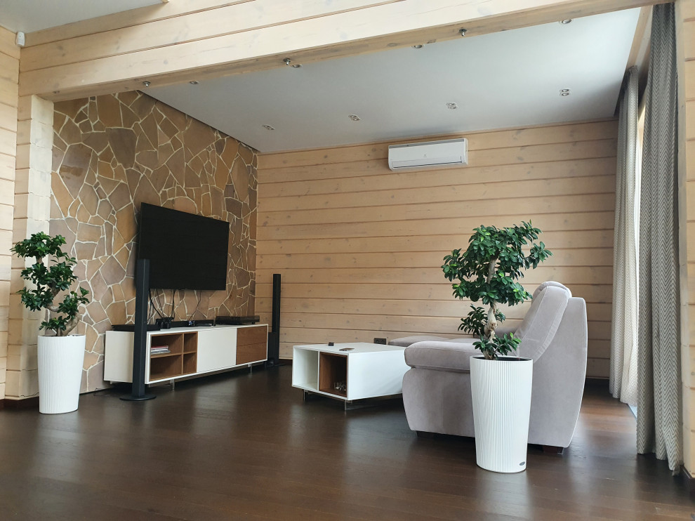 Дом из клееного бруса в пригороде Барнаула