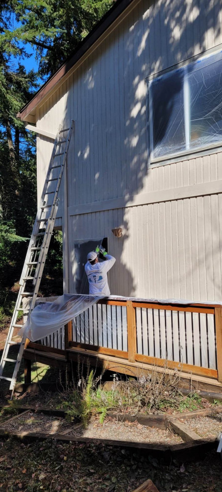3 Story Multilevel Exterior Painting