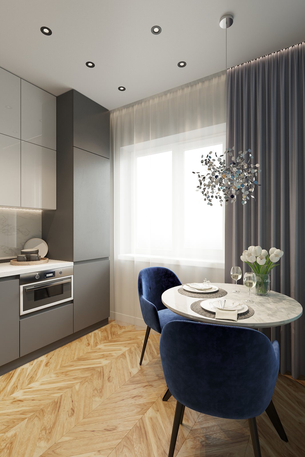 Кухня площадью 8м2