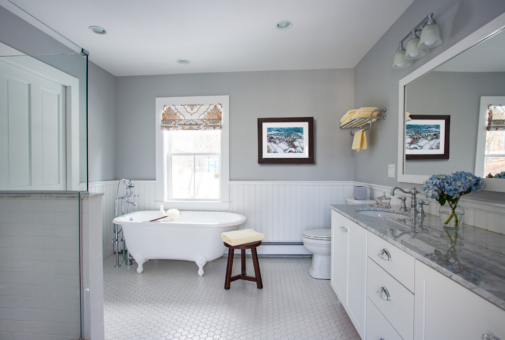Farmhouse Addition - Master Bathroom - Farmhouse - Bathroom - Boston ...