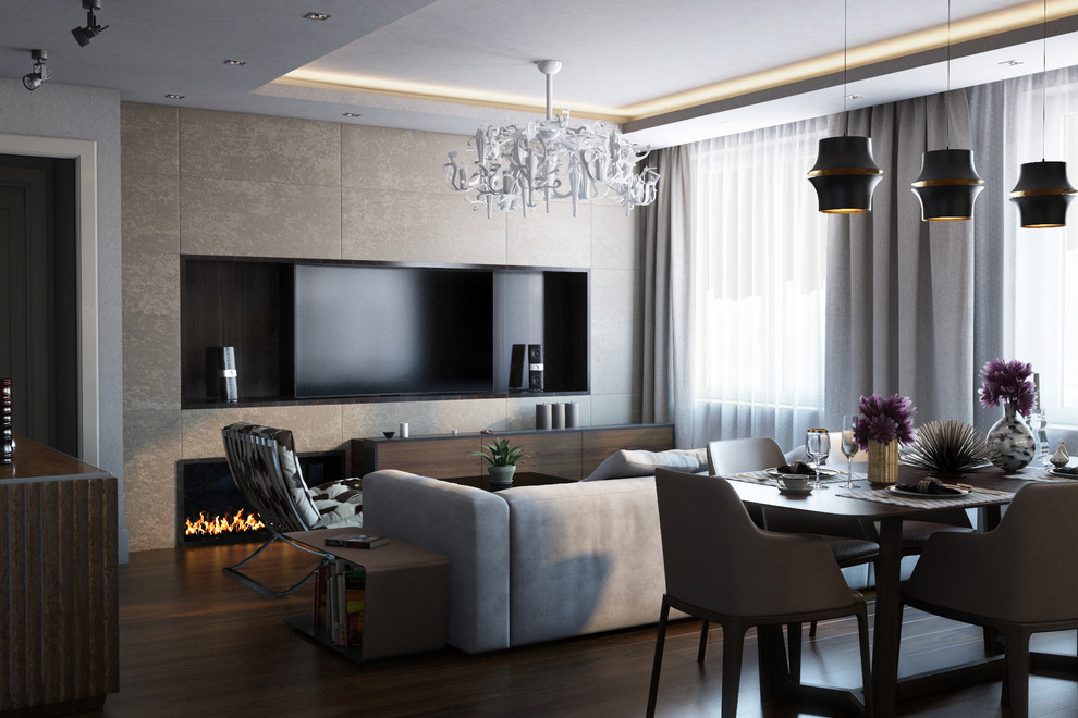 гостиная в современном стиле