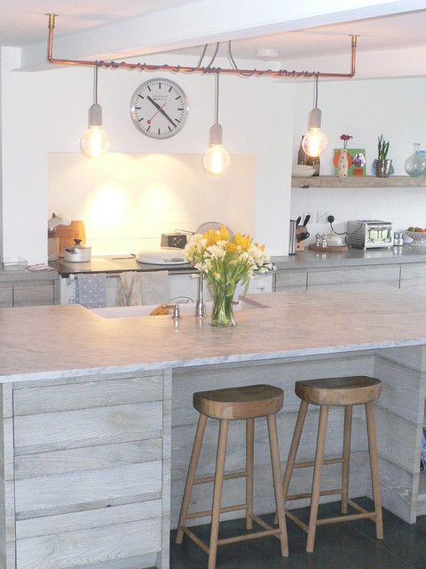 Contemporary lighting solutions landstil-koekken