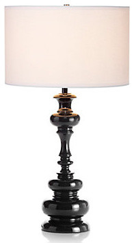 Mariposa Table Lamp - Glossy Black