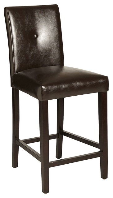 Mason Bonded Leather Counterstool, Brown