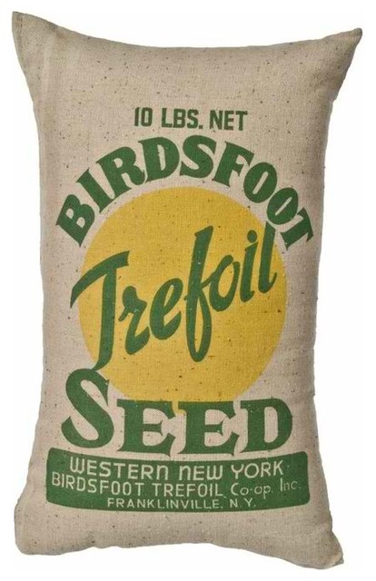 Trefoil Grass Seed Sack Pillow