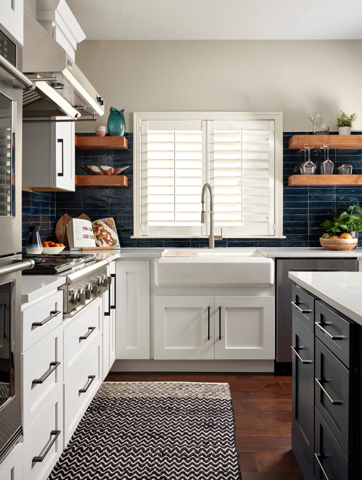 Inspiration for a transitional kitchen remodel in Denver