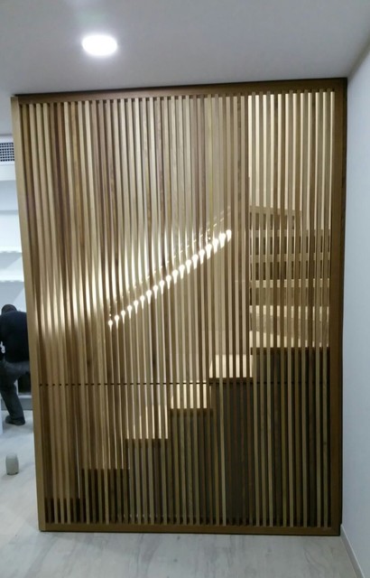 Reforma en duplex eclectique-escalier